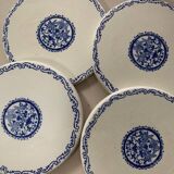 4 Rouen 1932 model bottle coasters in earthenware