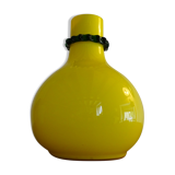 Vase ball glass murano lemon yellow
