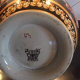 Vase in Gien with Renaissance decorations