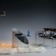 Bar cart by Claudio Salocchi for Luigi Sormani, Italy, 1970s
