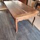 19th century farm table with 2 drawers 208 long 100 wide 75 high