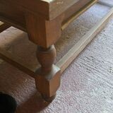 Solid oak coffee table