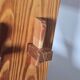 Vintage mid century brutalist pinecwall shelf