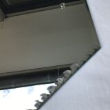 Octagonal bevelled mirror 1930 - 33x60cm