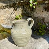 Carafe en grès signée abbaye de Fontbombault