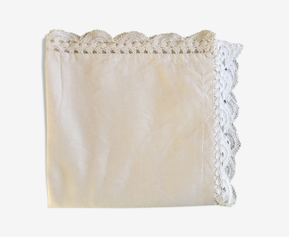 Square pillowcase lace 1900