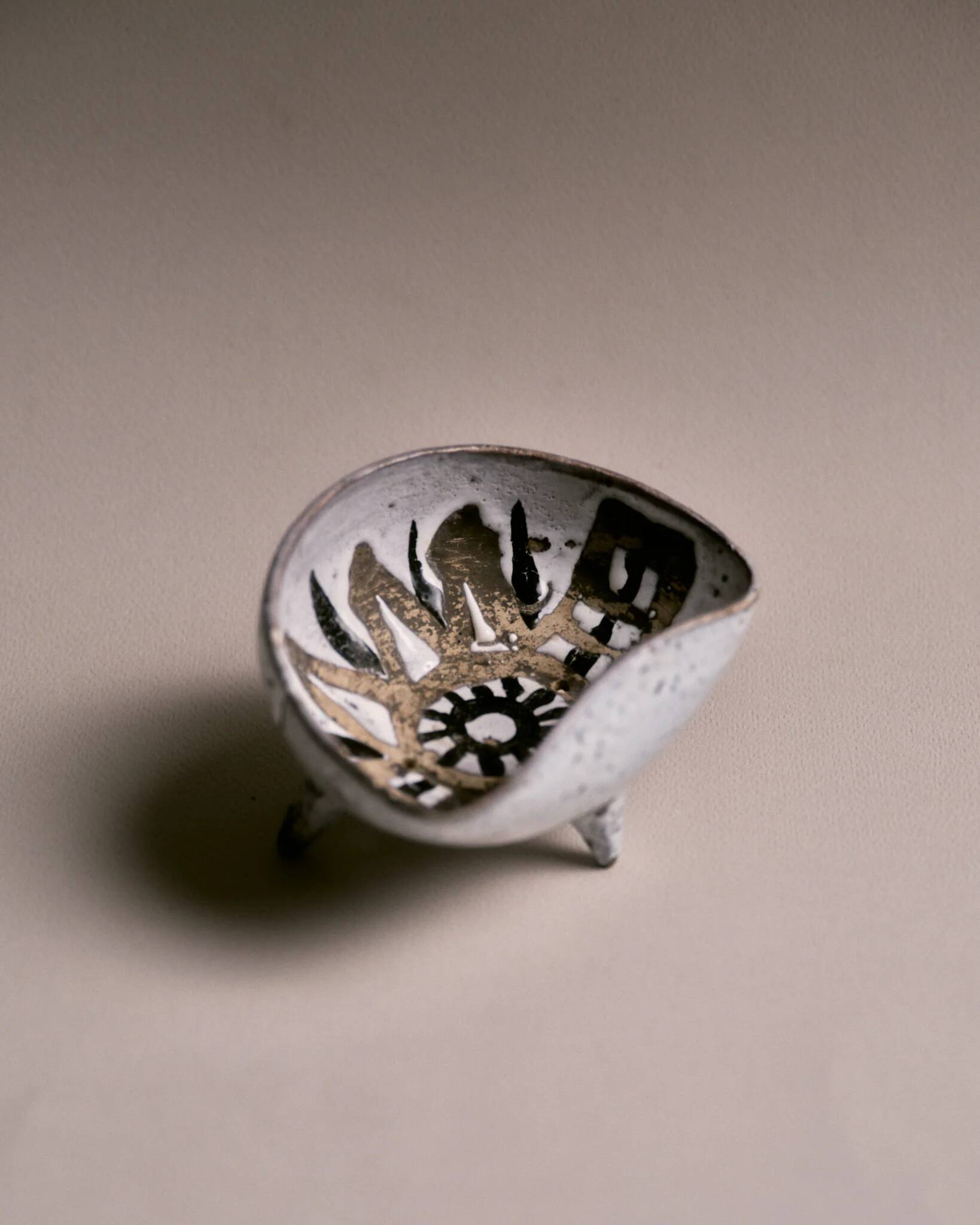 Ceramic soap dish, Roger Capron, 1960s
