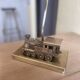 Notary lamp in brass
