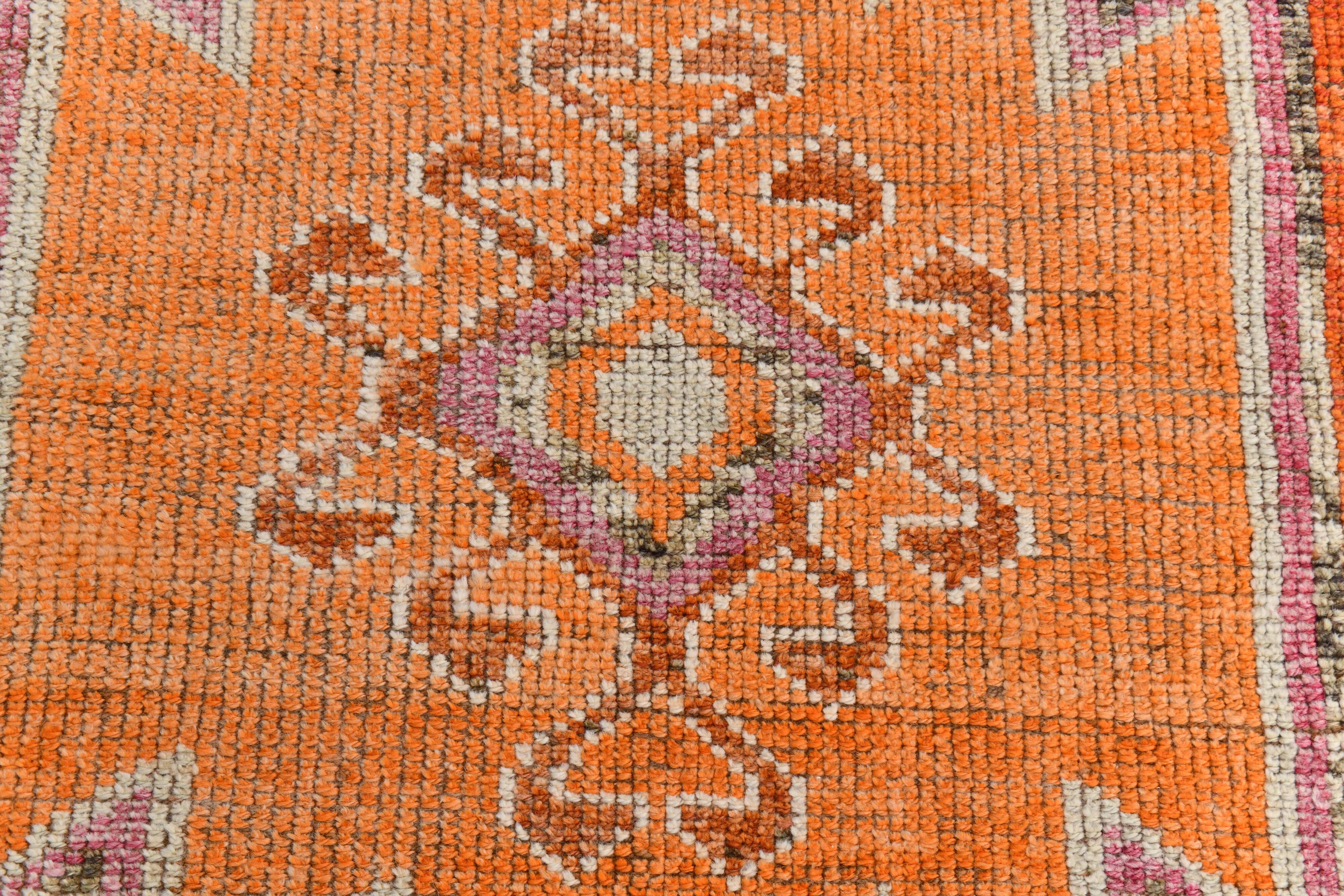 3x12 Rug For Hallway Vintage Runner Rug, 101x380Cm