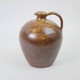 Brown stoneware vase / pitcher