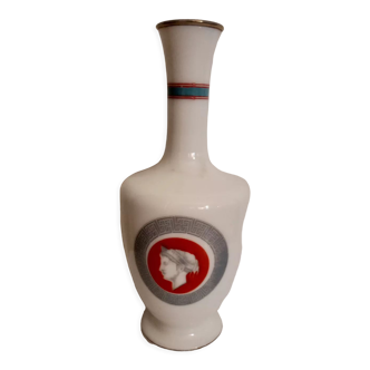 Antique grand marnier opaline soliflore vase