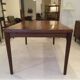 Ensemble table et chaises en palissandre