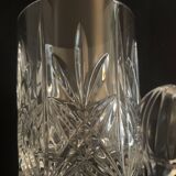 Carafe cristal et ses six verres