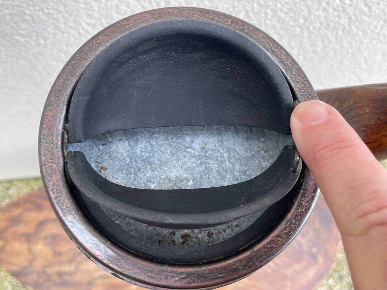 Cendrier sur pied vintage