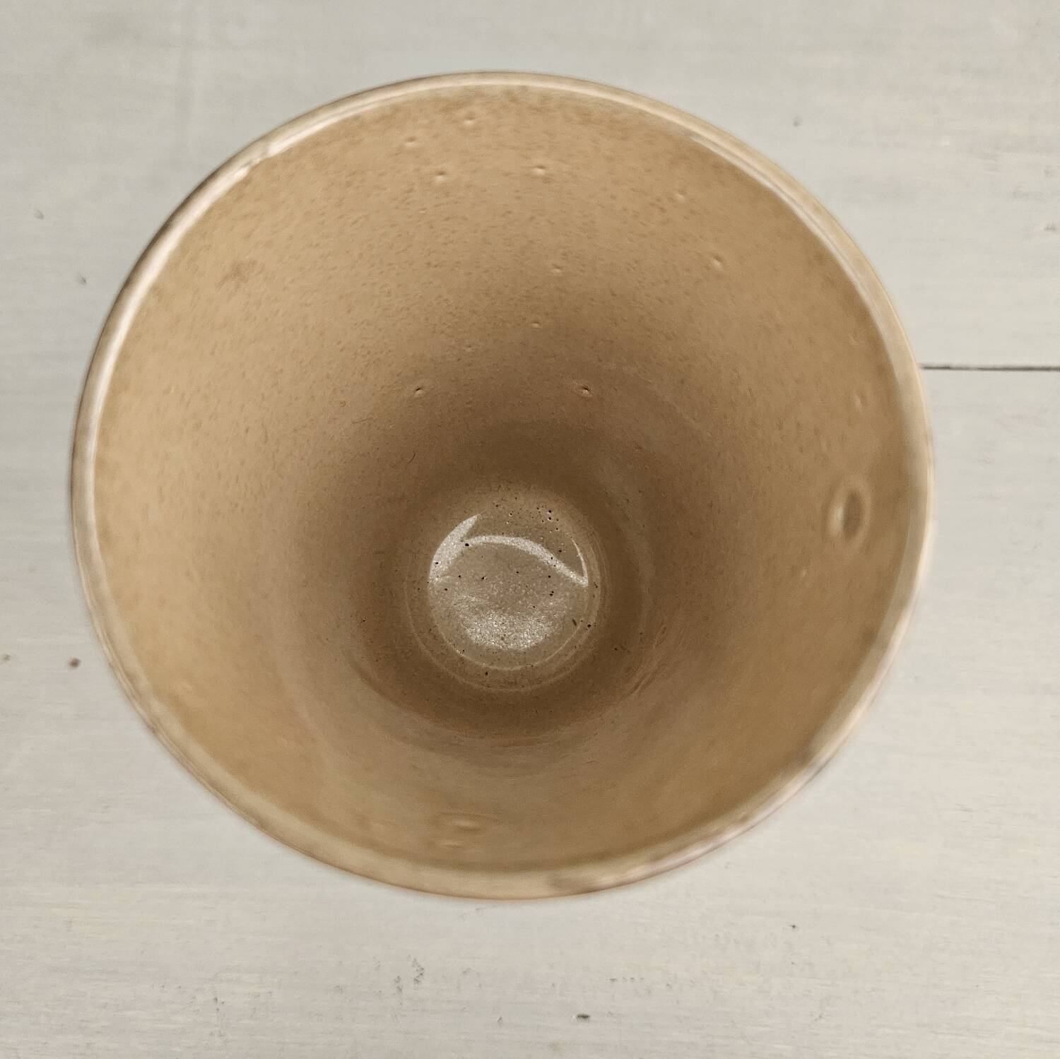 Pair of glazed stoneware mazagrans - Vintage, 1970s