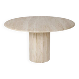 Travertine dining table