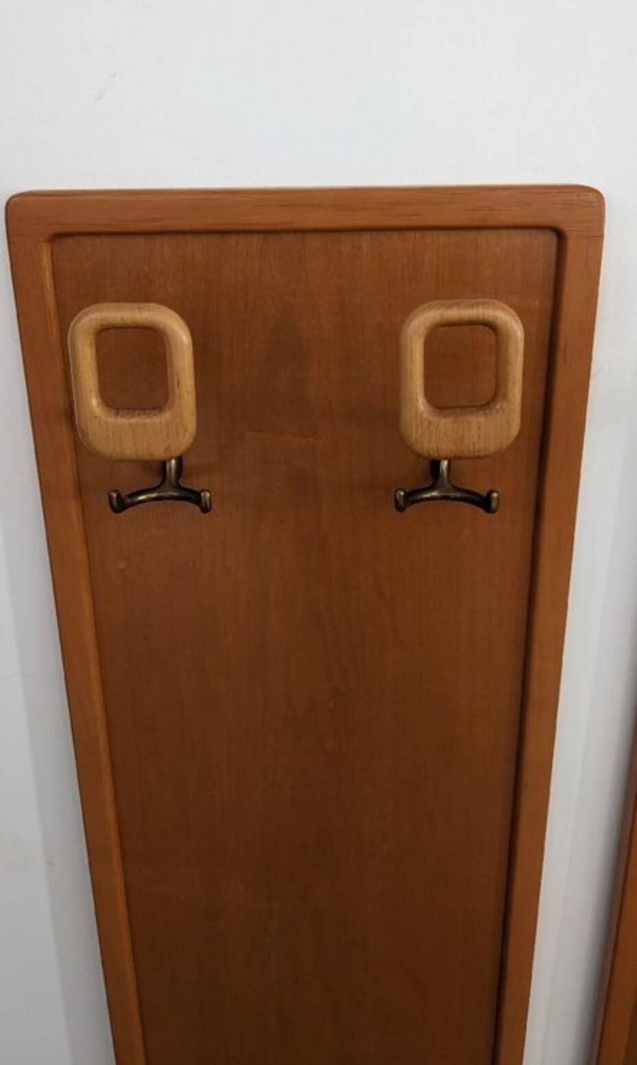 Set of 2 wall coat racks from the 50s