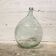Transparent demijohn 10 liters in blown glass