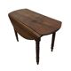 Table ronde en bois massif - pliable 
