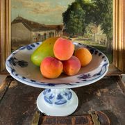 Grande coupe sur pied « Art Nouveau » Villeroy et Boch