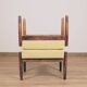 Vintage kids chairs retro yellow corduroy Scandinavian design 
