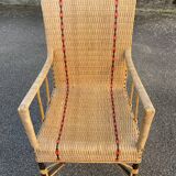 Wicker armchair