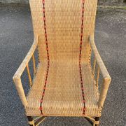 Fauteuil en osier
