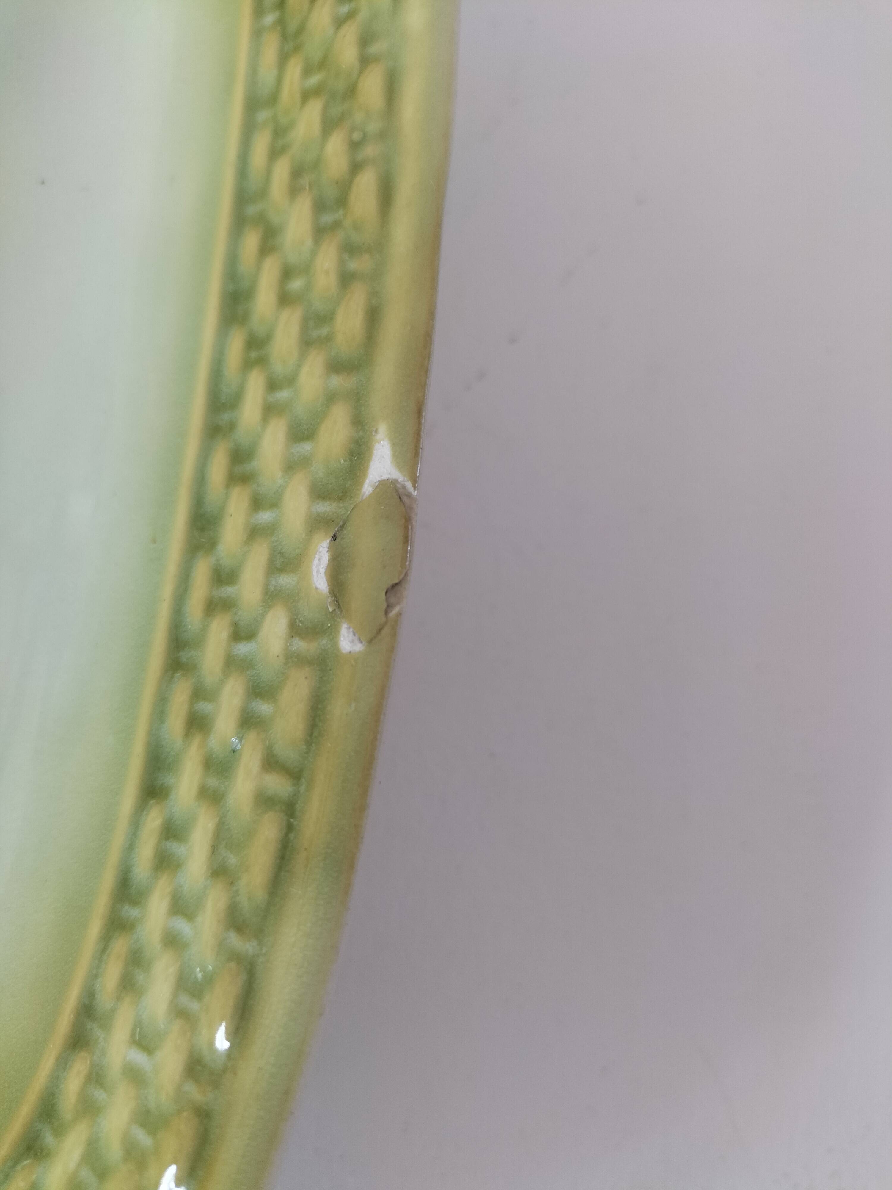 Large asparagus dish – Moulin des Loups Orchies 1950s