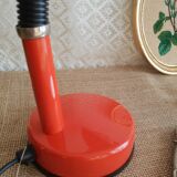 Vintage red orange desk lamp
