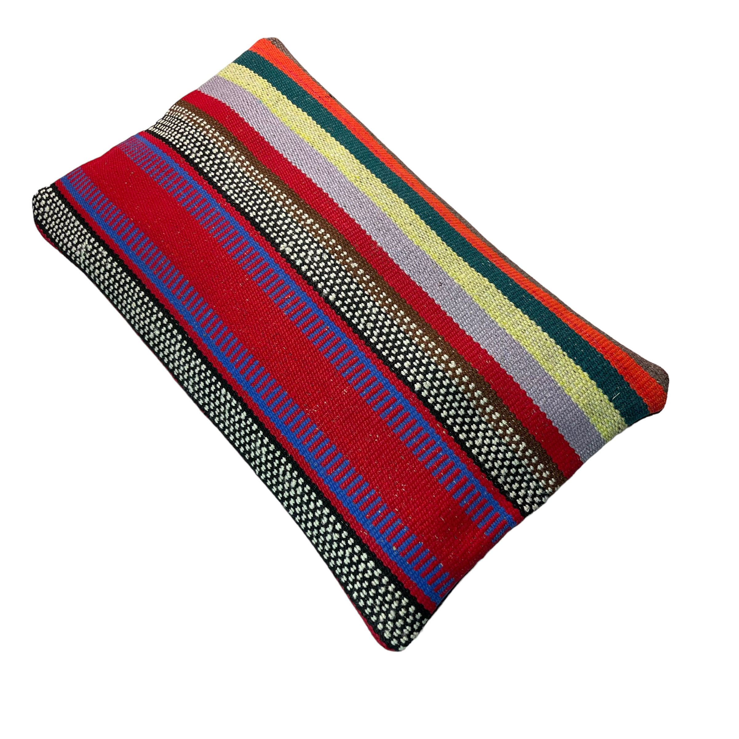 Turkish handmade kilim cushion cover , 30 x 50 cm