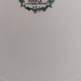 Decorative plate in Limoges porcelain - Floral design