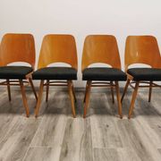 Chaises de Salle à Manger par Radomir Hoffman pour Ton, 1950s, Set de 4