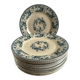 Ironstone gien 1875 — bouquet of roses collection set of 12
