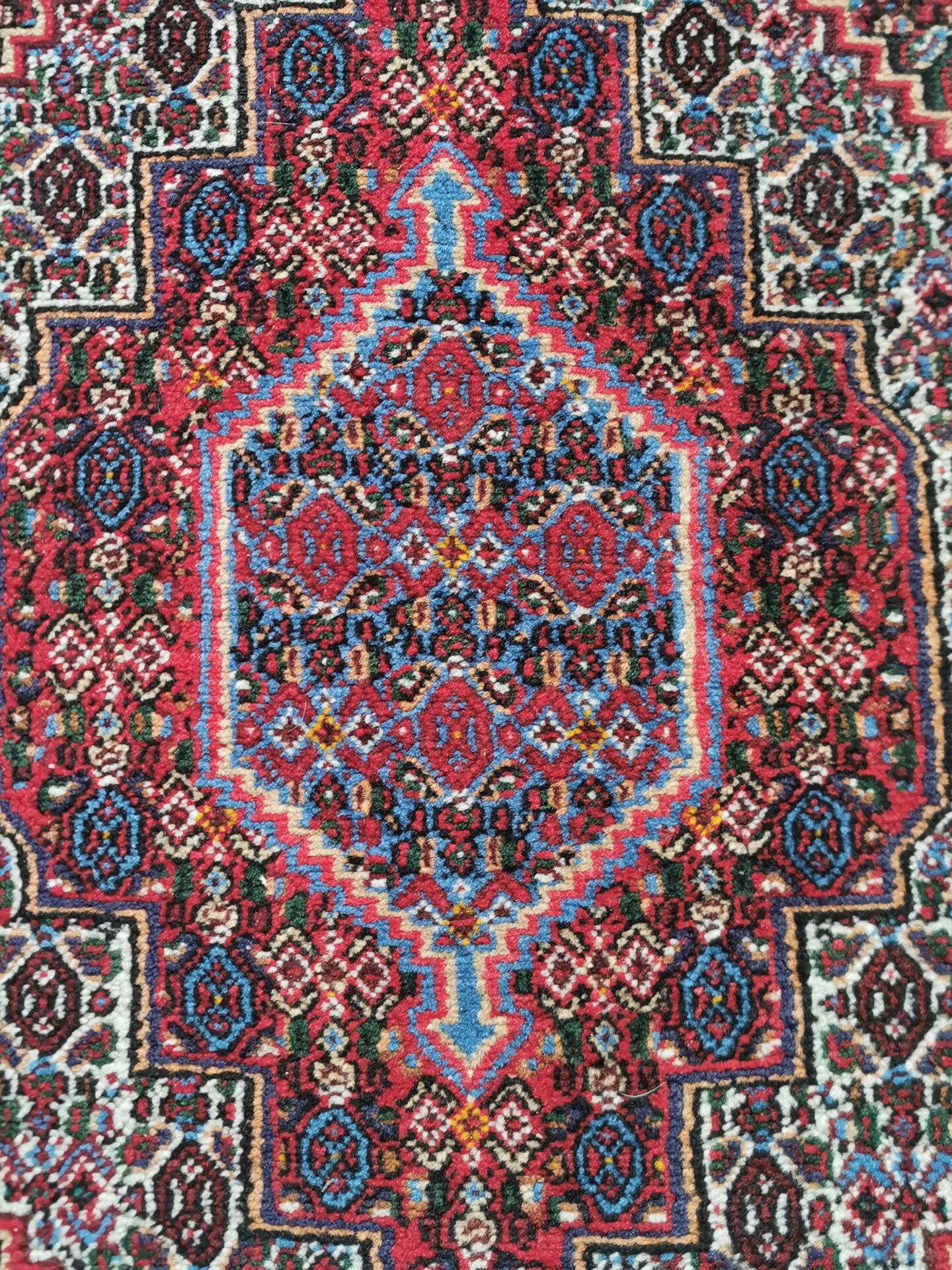 Hand-knotted Senneh Persian rug 109 x 70 cm
