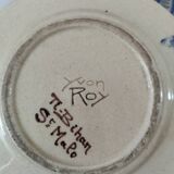 Trio of Ti-Bihan St Malo cups and saucers by Yvon Roy