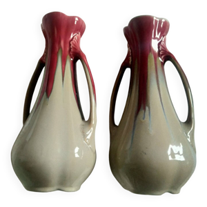 2 vases art déco