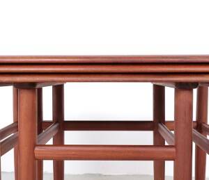 Danish design teak nesting tables, 1960s