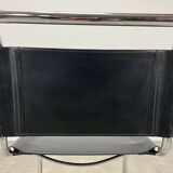 B33 chair black leather, 1980, Marcel Breuer