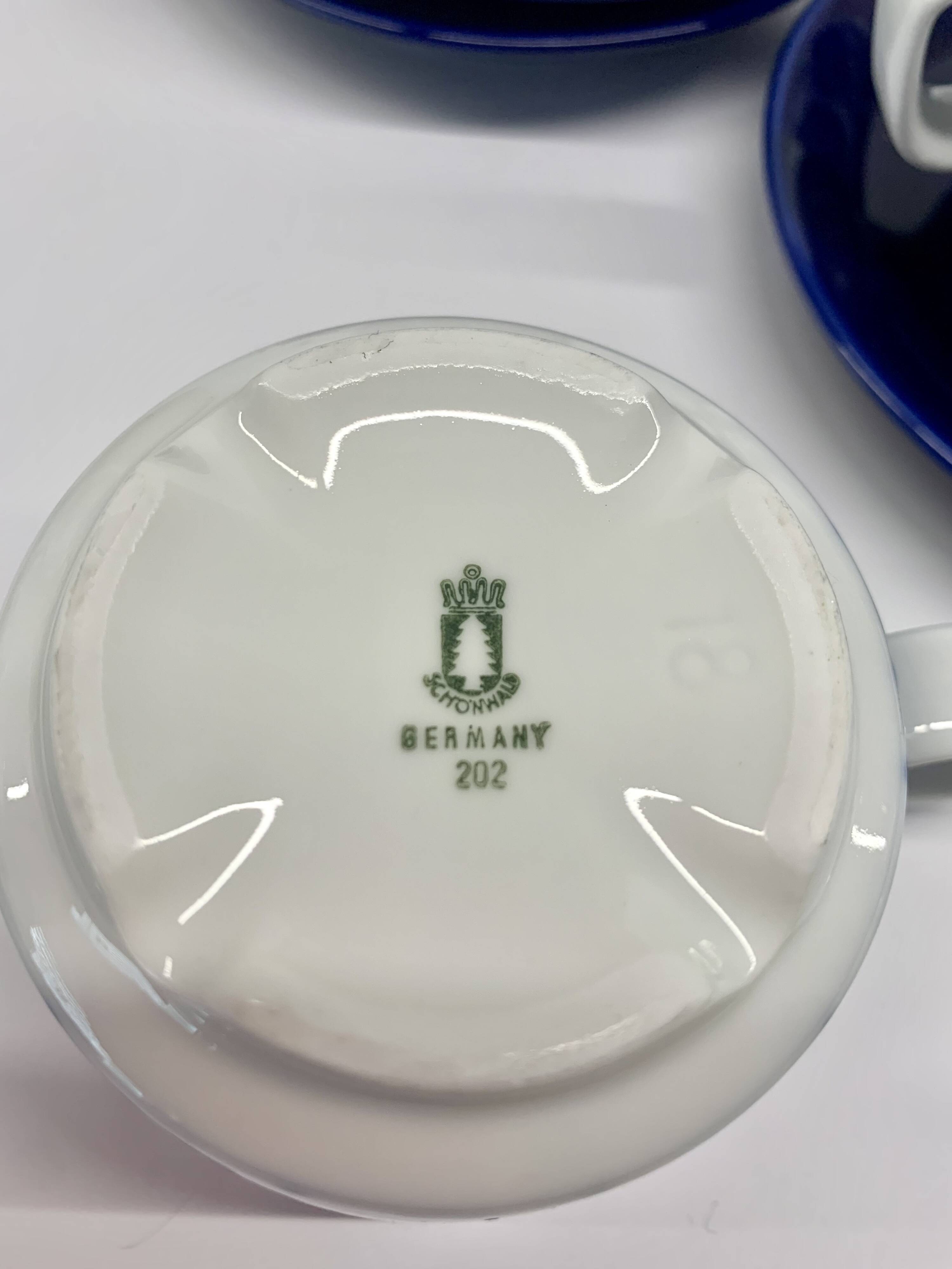 Set of 4 coffee cup Schönwald Germany