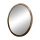 Vintage medallion mirror in solid bronze