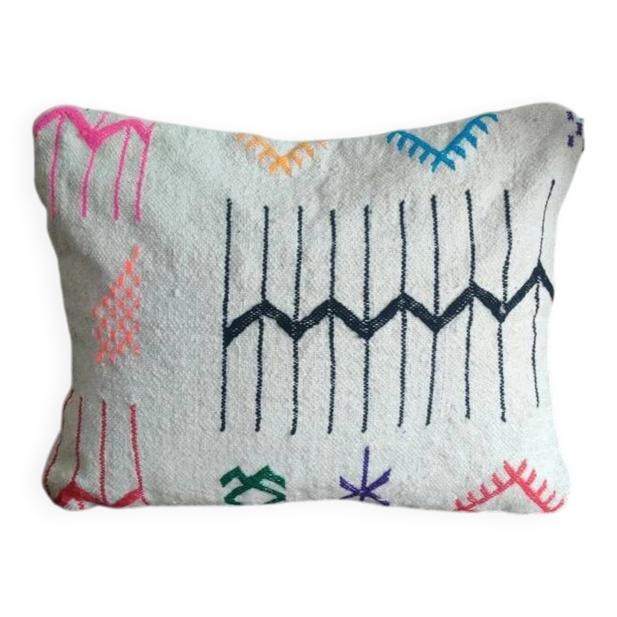 Coussin kilim marocain tribal