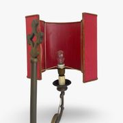 antique Art Nouveau floor lamp