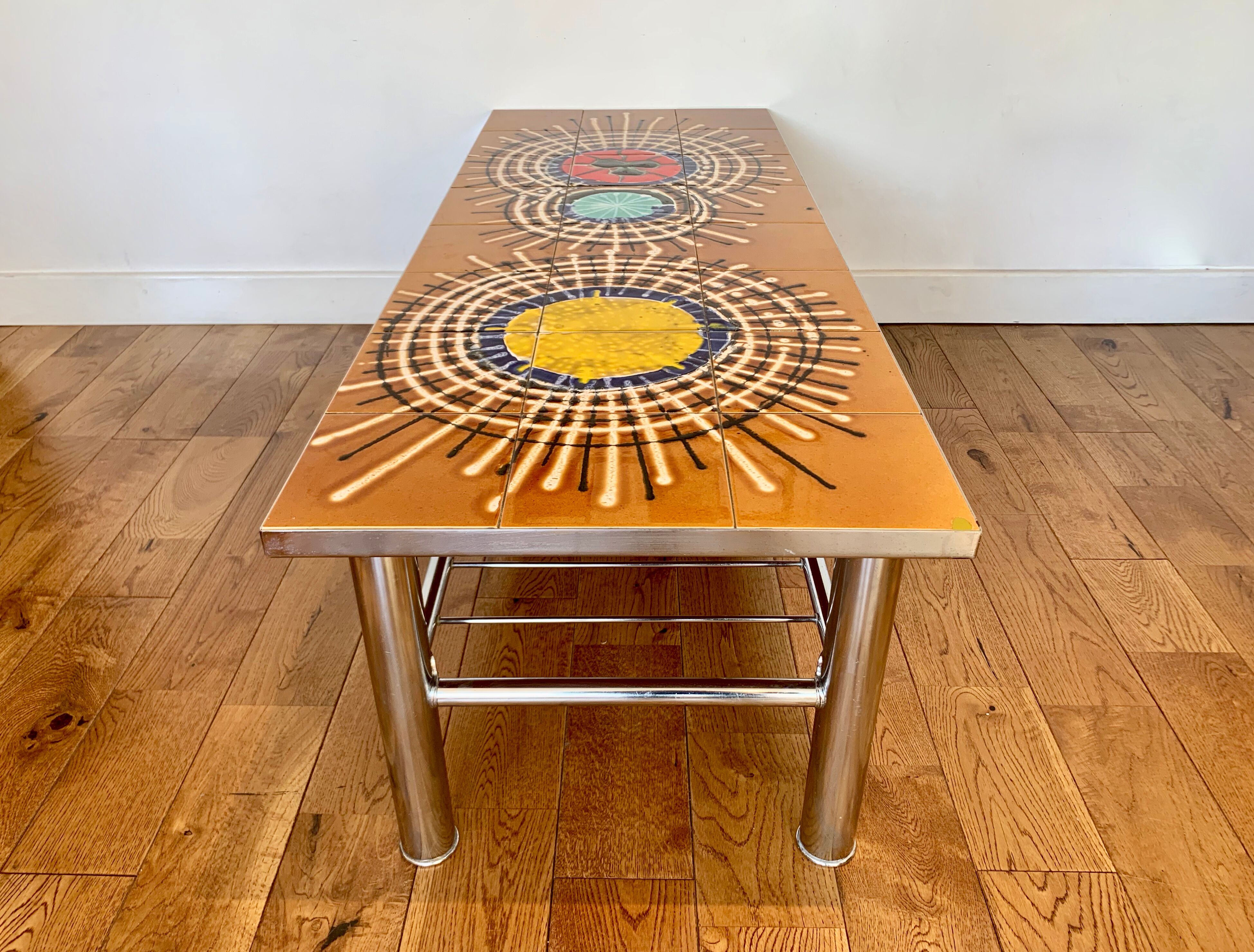 Vintage Tiled Coffee Table Juliette Belarti #867