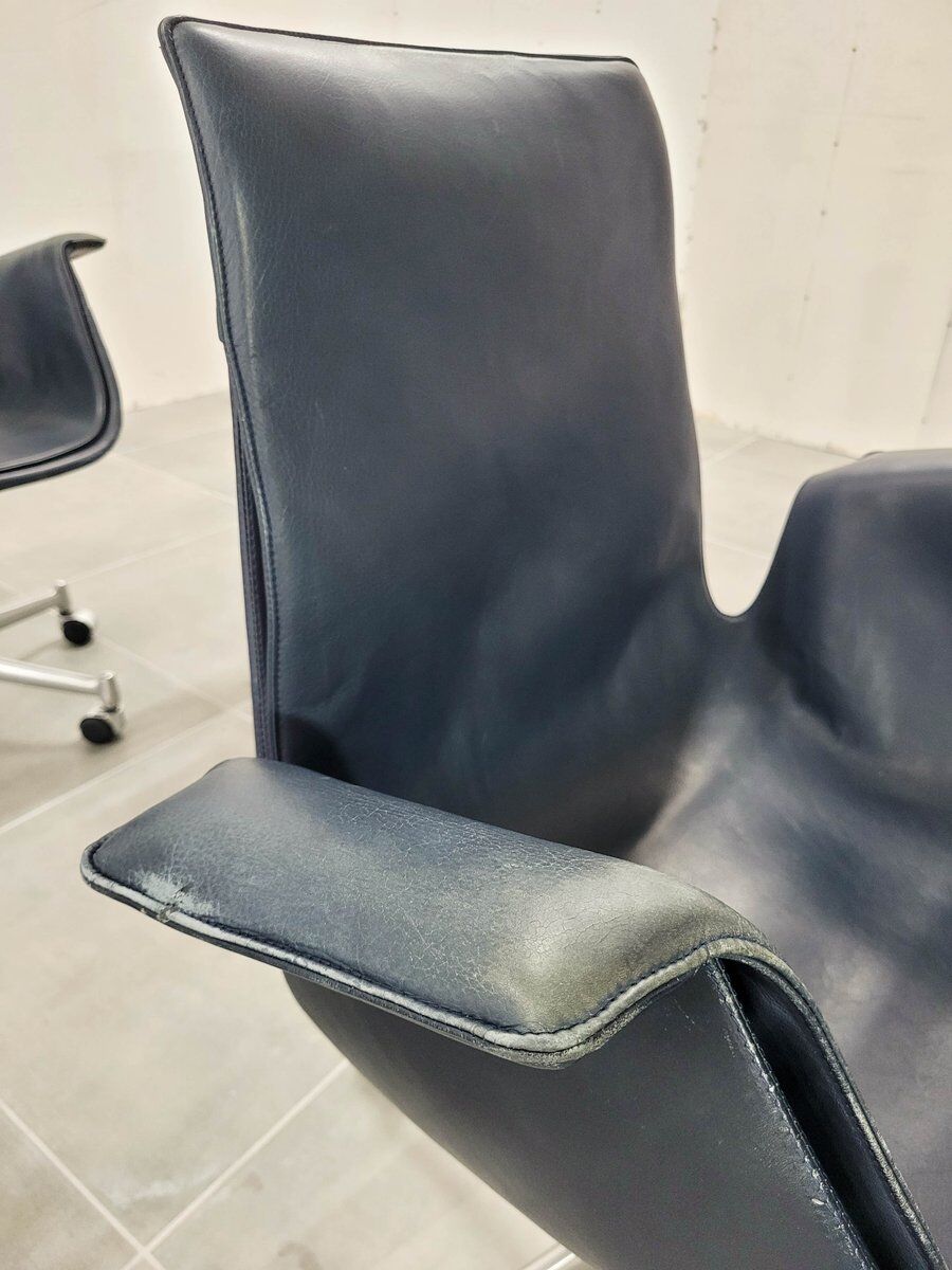 Chaise de bureau Fk 6727 Tulip attribuée à Fabricius & Kastholm pour Kill International, années 1960.