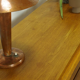 Vintage dark wood sideboard with drawers
