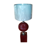 Lampe de table années 1960/70 rouge