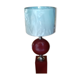 Lampe de table années 1960/70 rouge