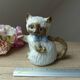 Théière chat en céramique fabriquée au Japon vintage