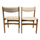 Paire de chaises "design scandinave" 1950