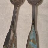Pair of spoons and forks Christofle